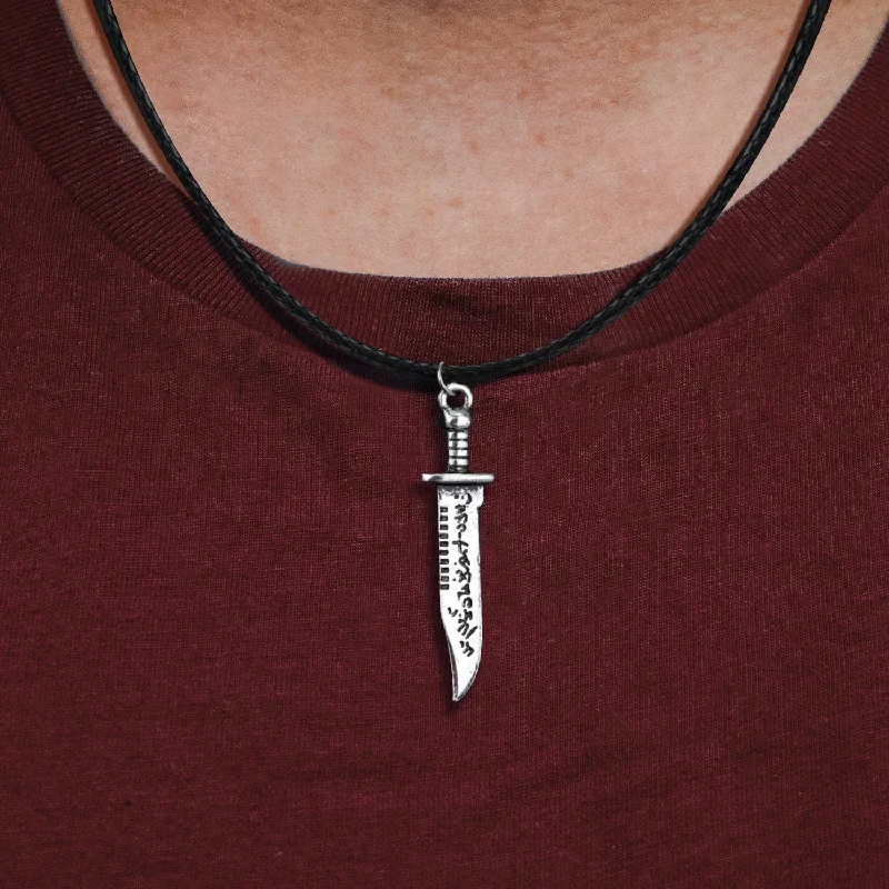 Best necklaces and pendants with personalized coordinates for a special keepsake-Ruby's Demon-Killing Knife Necklace