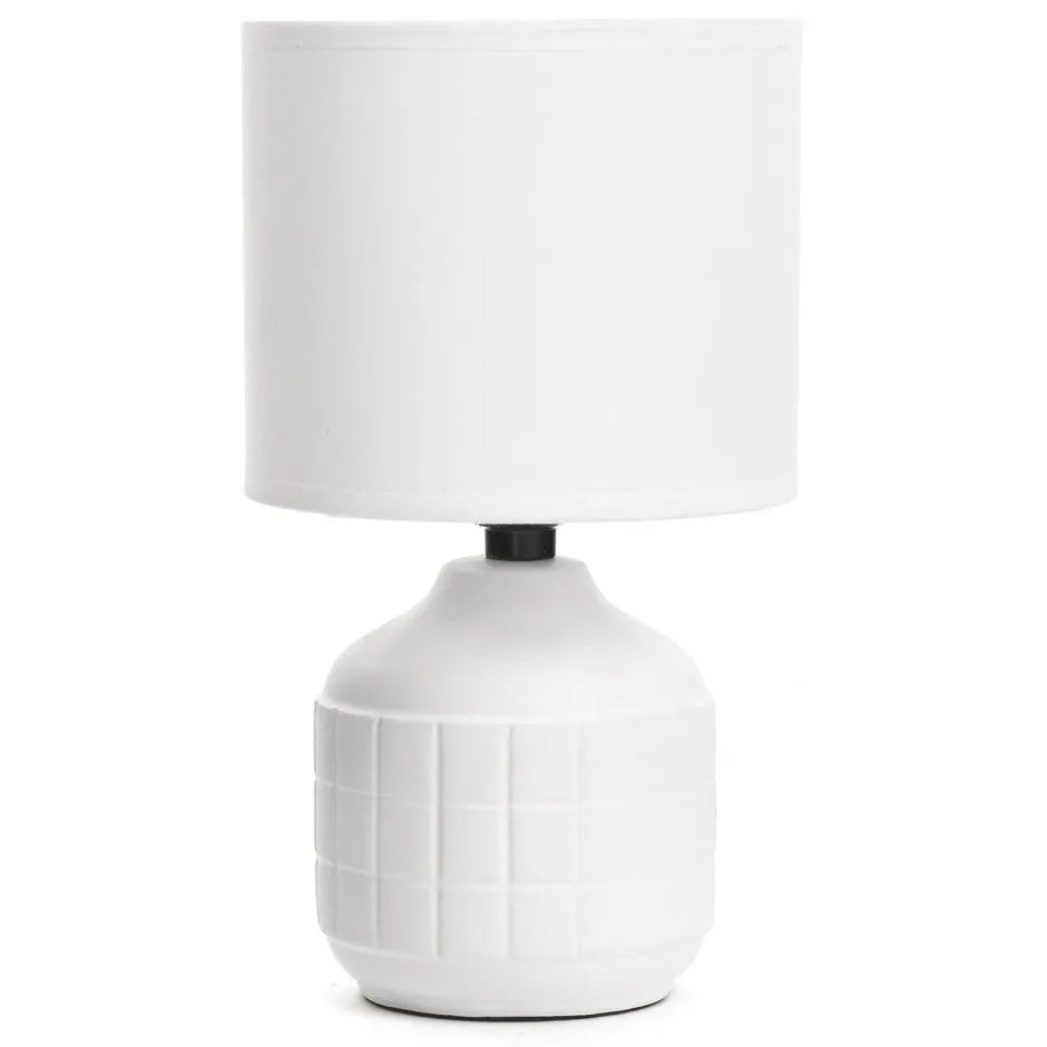 Elegant necklaces and pendants with onyx stones for a sleek, polished look-Ryker Ceramic Table Lamp White