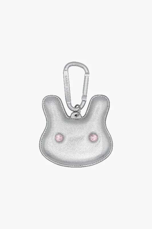 Necklaces and pendants with sun and moon motifs for a celestial-inspired design-TERMINATOR BAG CHARM IN SILVER