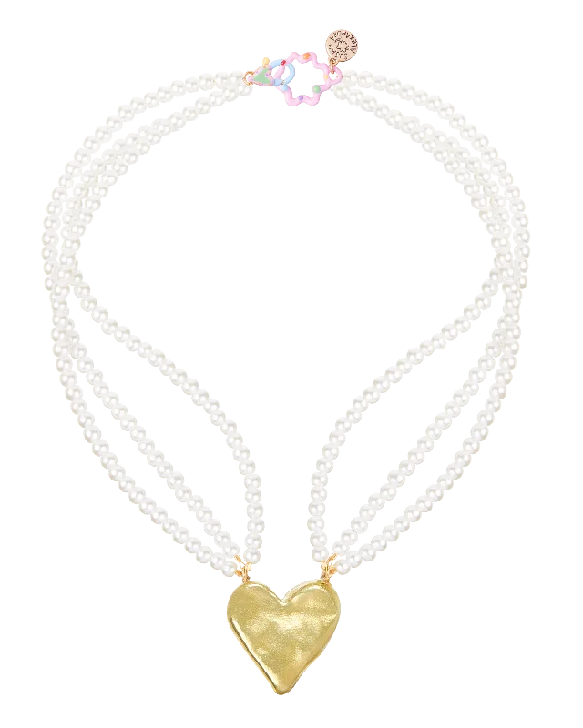 Best necklaces and pendants with silver chains for a sleek, timeless look-Whole Heart Necklace