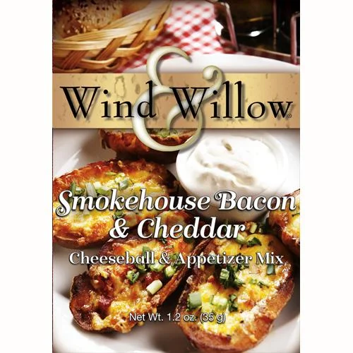 Necklaces and pendants with personalized charms for a custom piece of jewelry-Wind & Willow | Smokehouse Bacon and Cheddar Cheeseball & Appetizer Mix